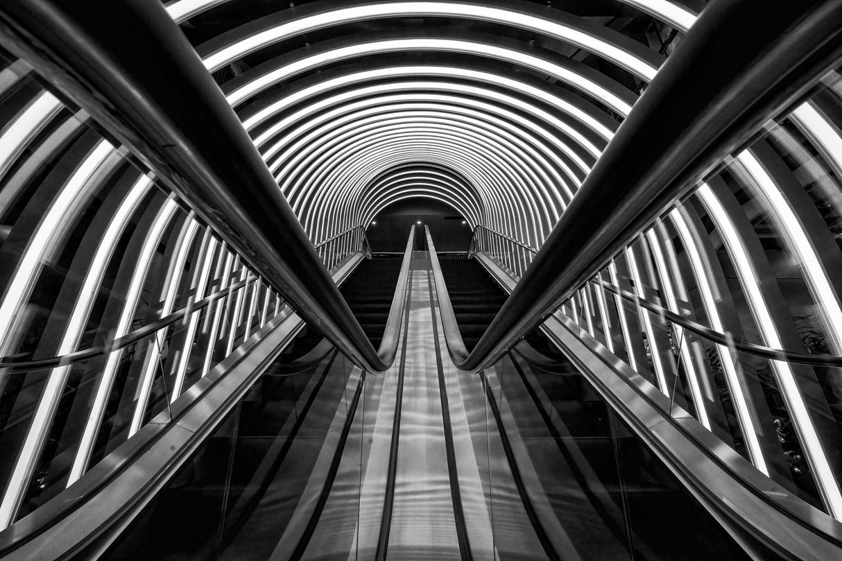 Curve Tunnel Poster och Canvastavla