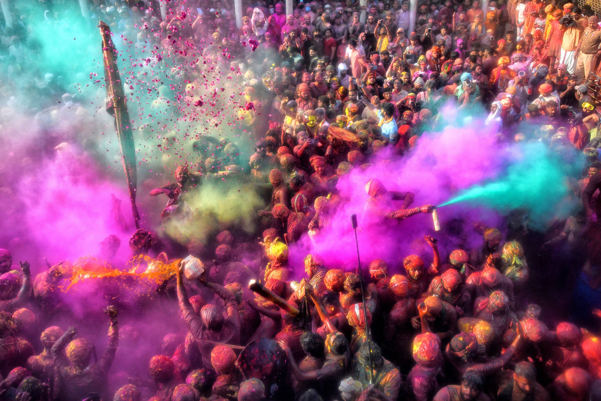 Holi Blast 8 Poster och Canvastavla