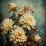 Fa Vintage Floral 53 Poster och Canvastavla