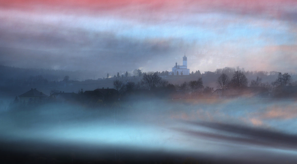 Pastel Morning Poster och Canvastavla