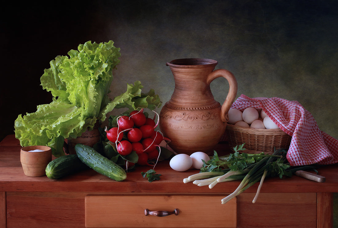 Still life with vegetables Poster och Canvastavla