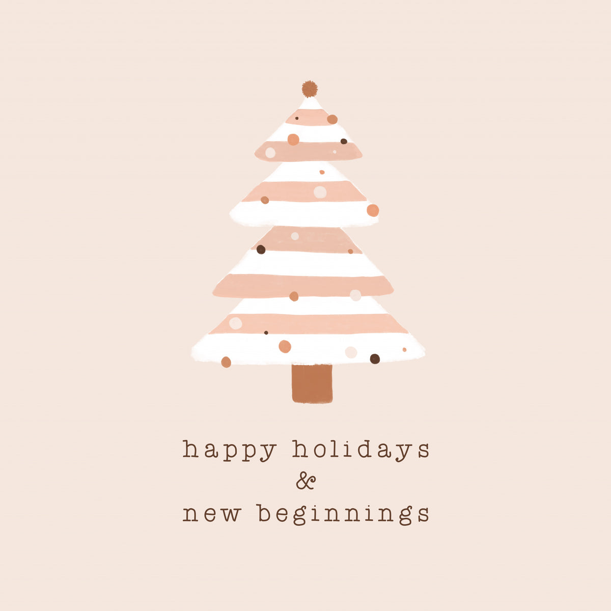 Happy Holidays & New Beginnings Poster och Canvastavla