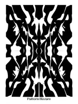 Pattern Bizarre In Black Poster och Canvastavla