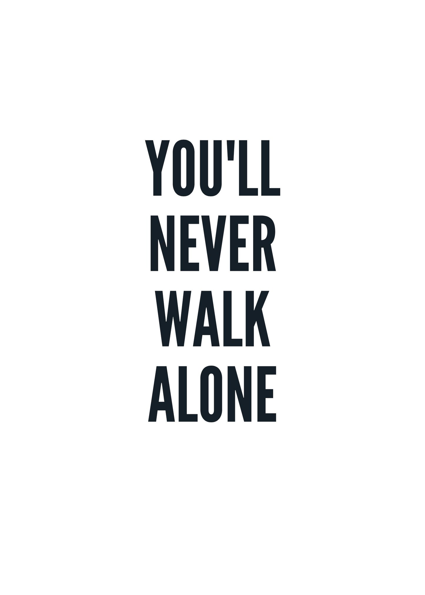 Liverpool - You'll never walk alone poster 2 Min Poster