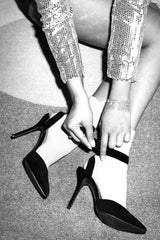 Disco Feet B&w Poster och Canvastavla