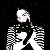Black Cat Poster och Canvastavla