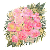 Forever Rekha bouquet in pink Poster och Canvastavla