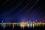 Seattle Stars Poster och Canvastavla