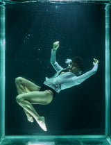 underwater artistic portrait shooting Poster och Canvastavla