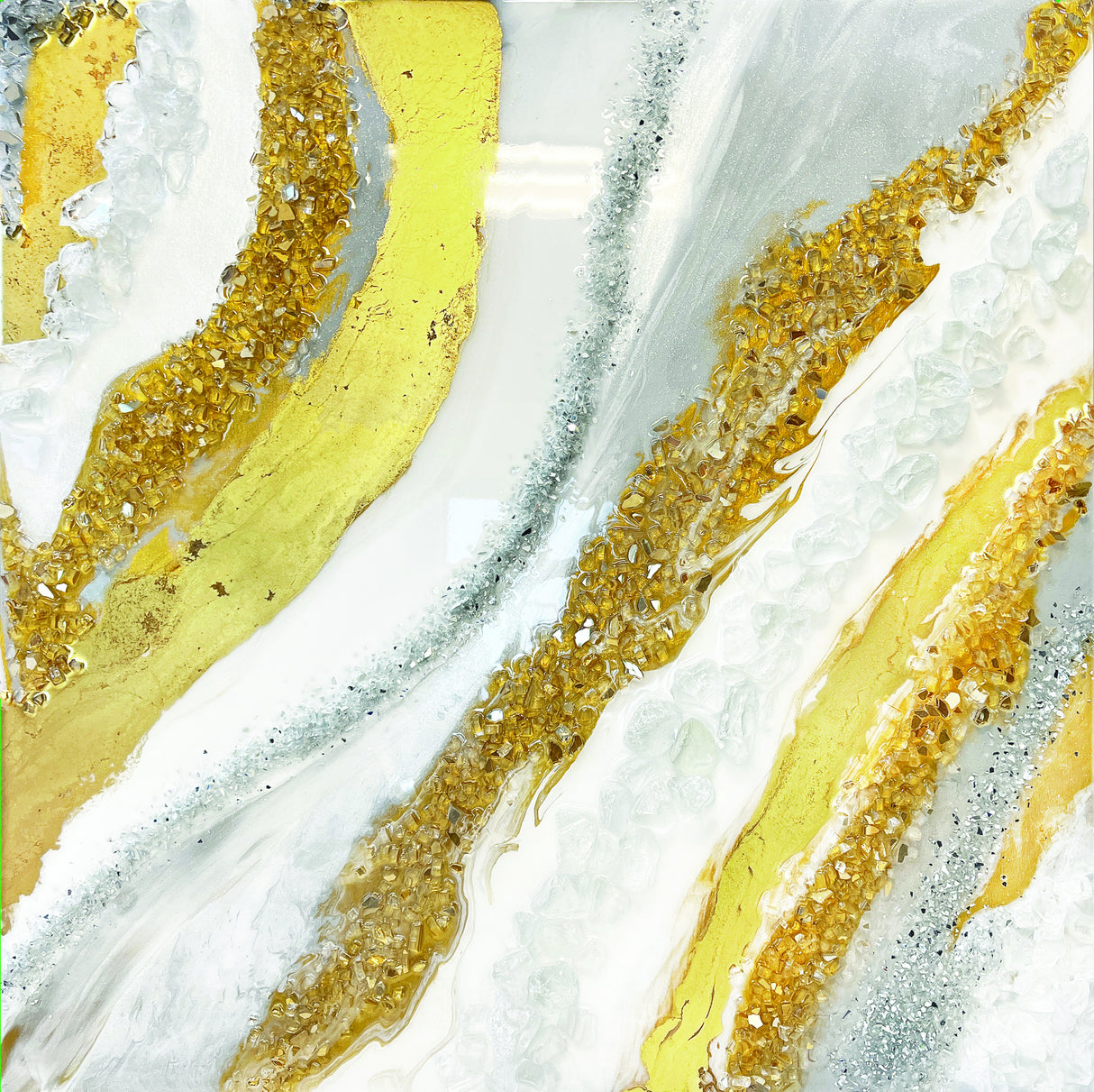 Golden Agate Poster och Canvastavla