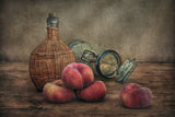 Still Life With Peaches Poster och Canvastavla