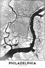 Philadelphia Poster och Canvastavla