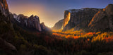 Yosemite Firefall Poster och Canvastavla