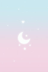 Pink Moon Poster och Canvastavla