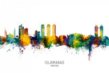 Islamabad Pakistan Skyline Poster och Canvastavla