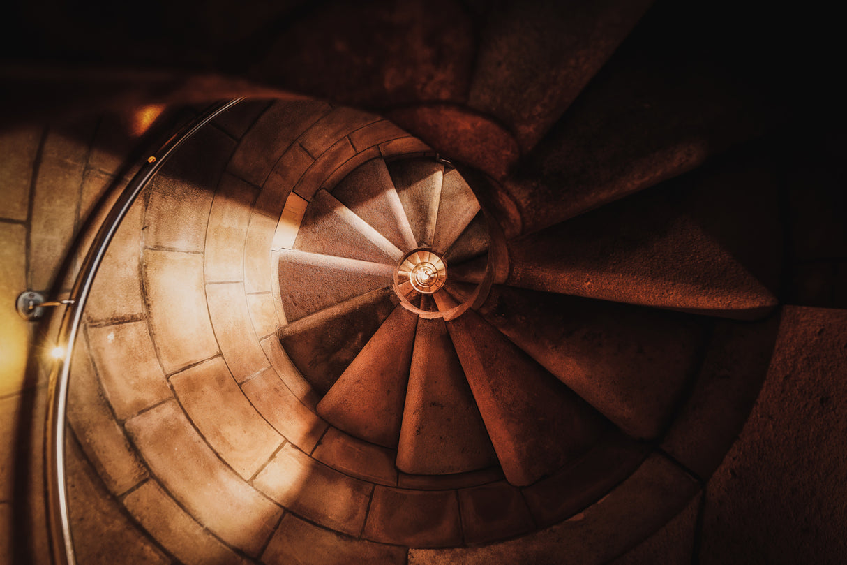 Light on Stairs Poster och Canvastavla