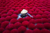 Quang Phu Cau Incense Village, Vietnam Poster och Canvastavla