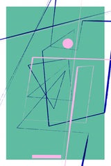 Angularlines No24 Poster och Canvastavla