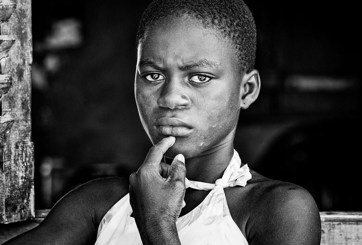 Girl from Ghana. Poster och Canvastavla