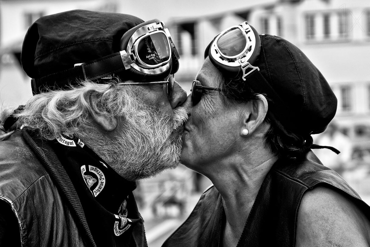 The motard Kiss Poster och Canvastavla