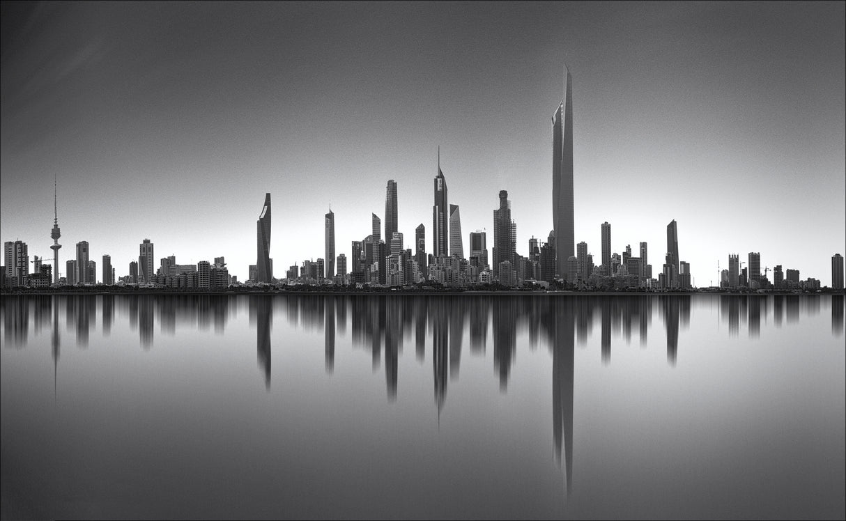 Kuwait skyline Poster och Canvastavla