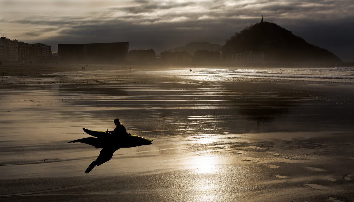 The canoeist Poster och Canvastavla