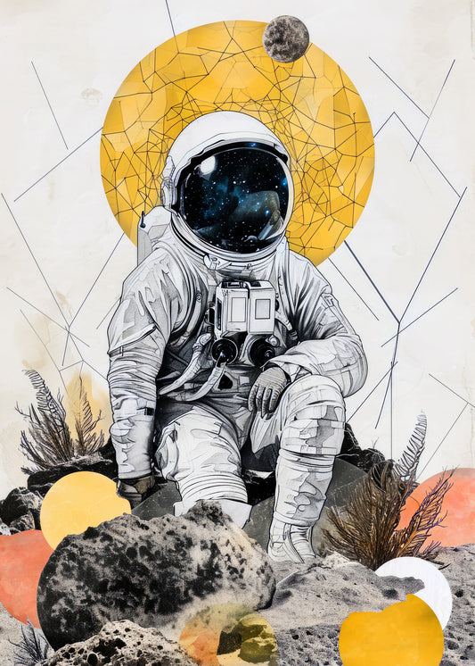 Woman Life   Third Day On the Moon Poster och Canvastavla