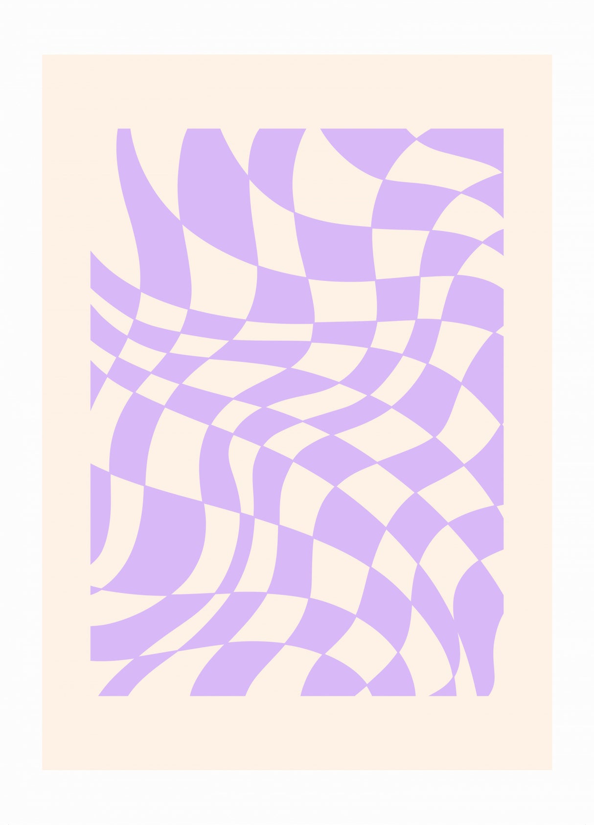 Purple abstract pattern Poster och Canvastavla