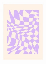 Purple abstract pattern Poster och Canvastavla