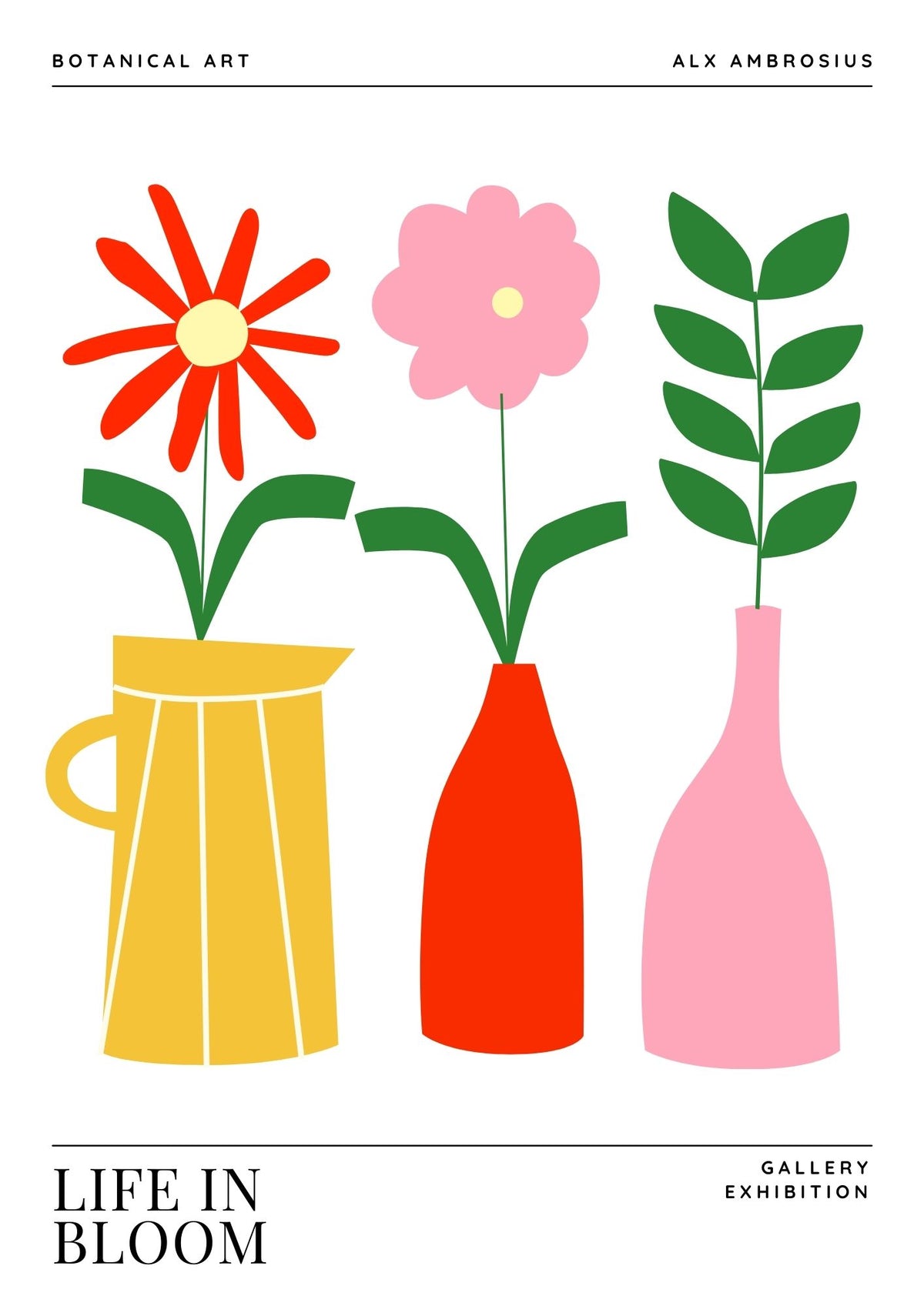 Life in bloom poster