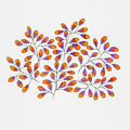 Leaf Sprig Lavender Orange Poster och Canvastavla