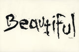 Beautiful Poster och Canvastavla