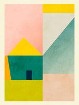 Spaces 3 Haus Poster och Canvastavla