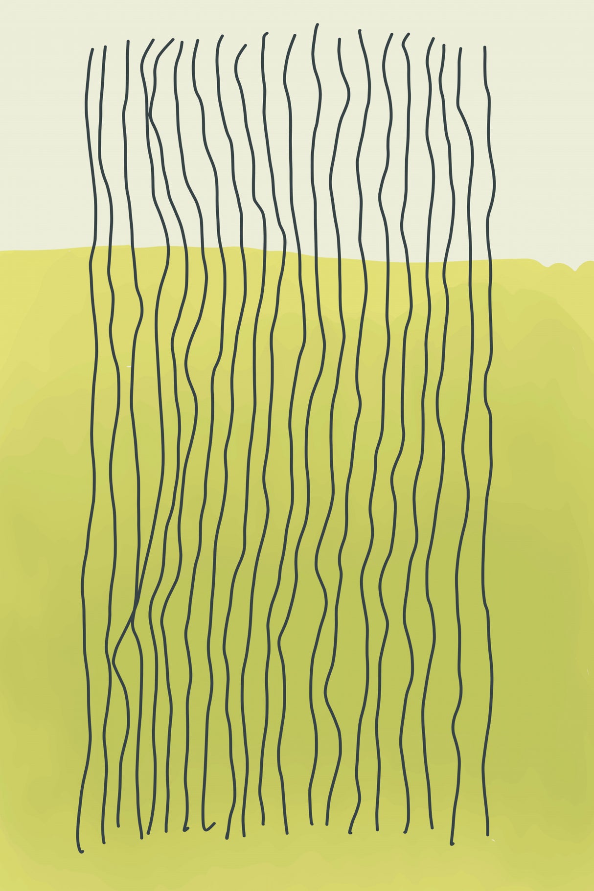 Minimal Abstract Vibes #1 Poster och Canvastavla