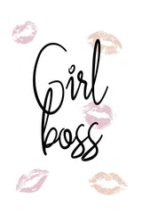 Girl Boss Poster och Canvastavla