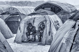 Ice fishing Poster och Canvastavla