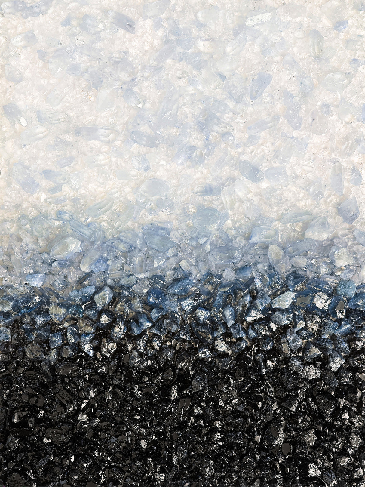Smoky Blue Crystal Poster och Canvastavla