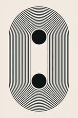 Black Boho Vibe Series #4 Poster och Canvastavla