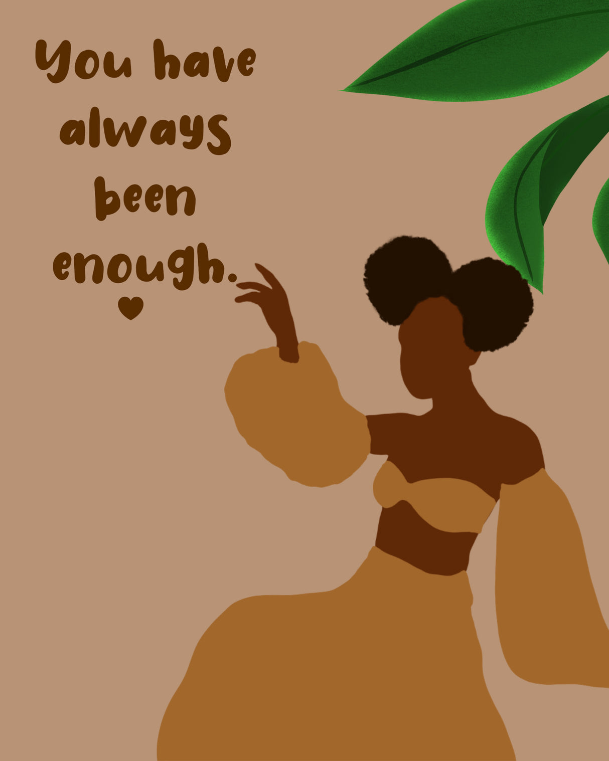 Enough Poster och Canvastavla