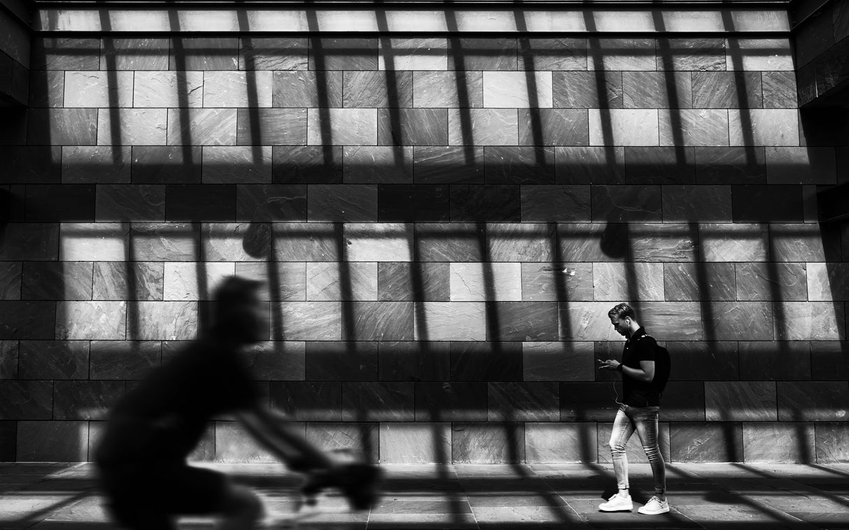 The boundary between light and shadow is you Poster och Canvastavla
