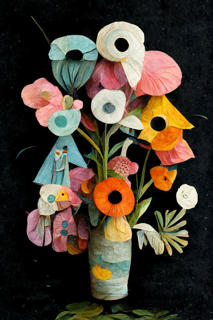 Les Fleurs Vas och keramikposter