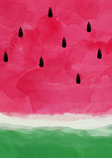Watermelon Abstract A0 Poster och Canvastavla