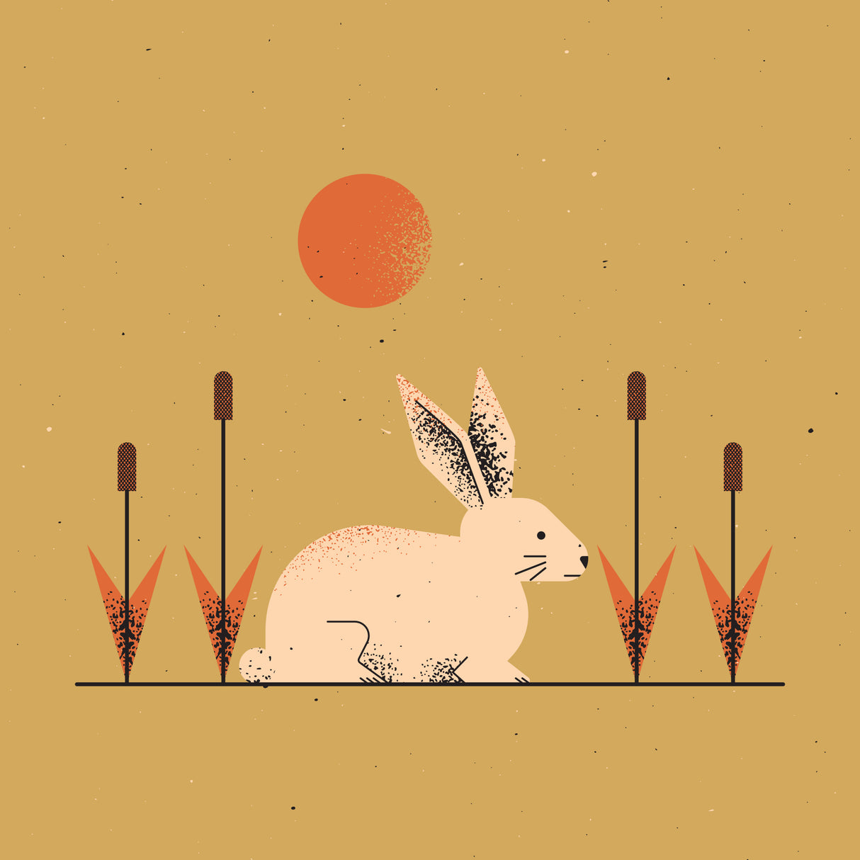 White Rabbit Poster och Canvastavla