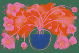 Pink Flower Bouquet Poster och Canvastavla