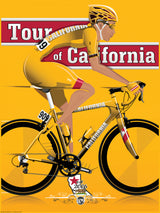 Tour of California Bicycle Race Poster och Canvastavla