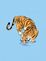 Tiger By the River Poster och Canvastavla