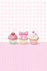 Sweet Pink Cupcake Poster och Canvastavla
