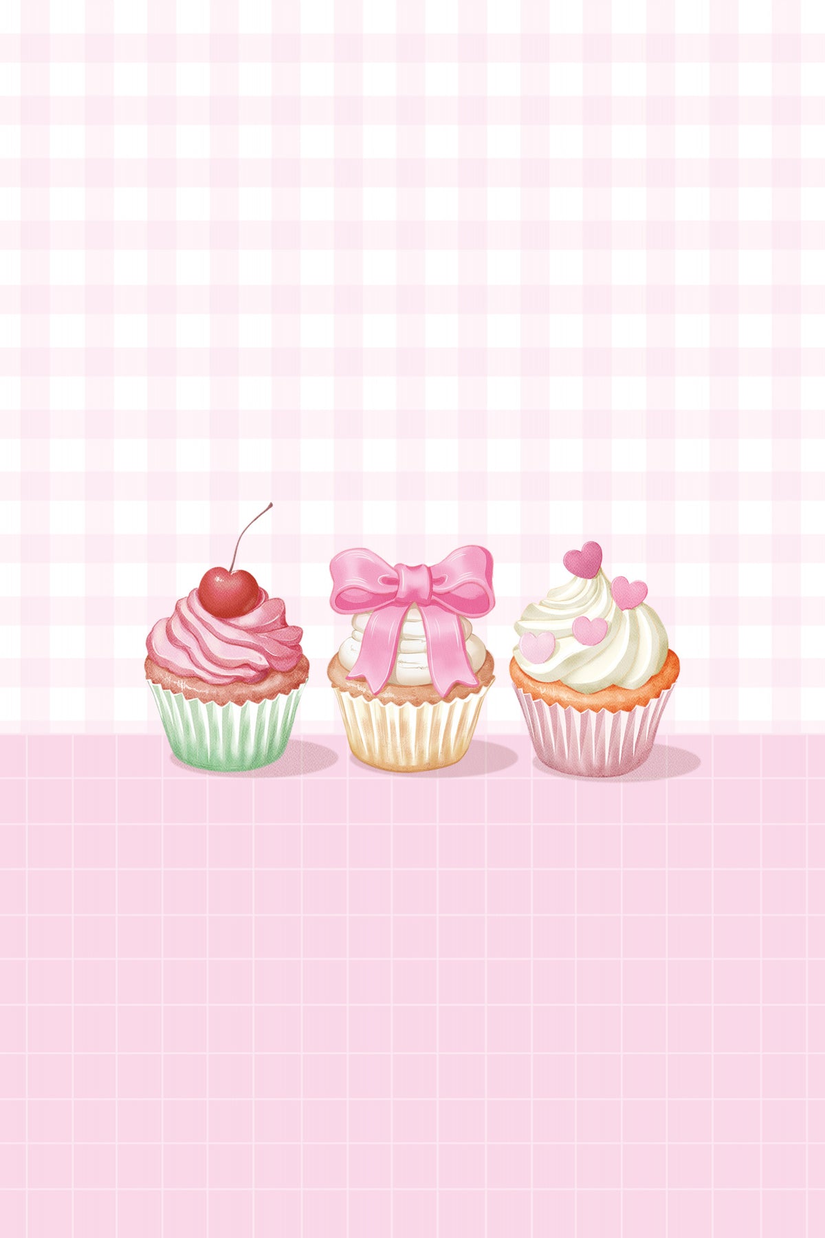 Sweet Pink Cupcake Poster och Canvastavla