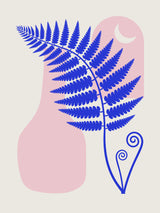 Fern and Vase Poster och Canvastavla