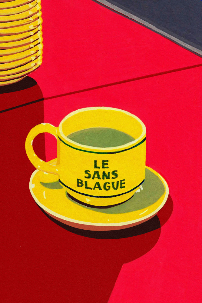 Le Sans Blague Poster Kitchen poster eller kökstavla